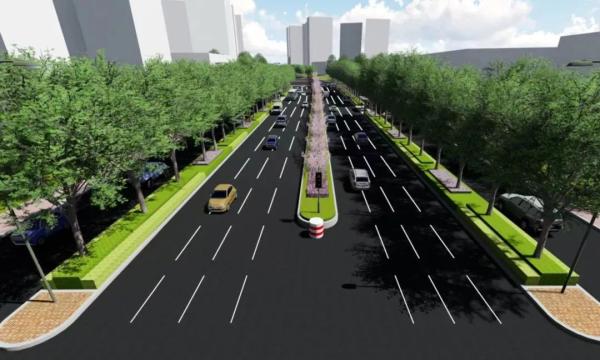 兖州工业园区大禹北路绿化提升工程